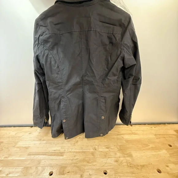 Levi's Women's Black Waxed Cloth Utility Jacket - Picture 6 of 11